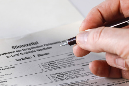 Symbolfoto Briefwahl zur Europawahl 2024