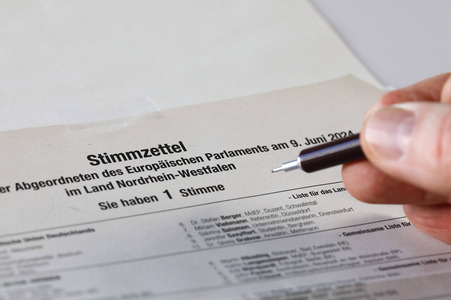 Symbolfoto Briefwahl zur Europawahl 2024