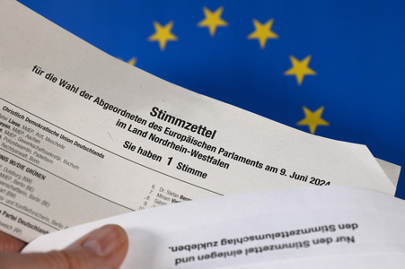 Symbolfoto Briefwahl zur Europawahl 2024