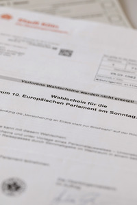 Symbolfoto Briefwahl zur Europawahl 2024