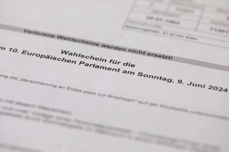 Symbolfoto Briefwahl zur Europawahl 2024