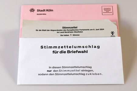 Symbolfoto Briefwahl zur Europawahl 2024
