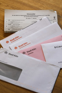 Symbolfoto Briefwahl zur Europawahl 2024