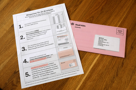 Symbolfoto Briefwahl zur Europawahl 2024