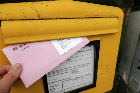 Symbolfoto Briefwahl zur Europawahl 2024