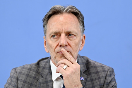 Bundespressekonferenz Fallzahlen für die Politisch Motivierte Kriminalität (PMK) 2023 in Berlin