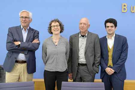 Bundespressekonferenz Proteste an Hochschulen gegen den Krieg in Gaza in Berlin