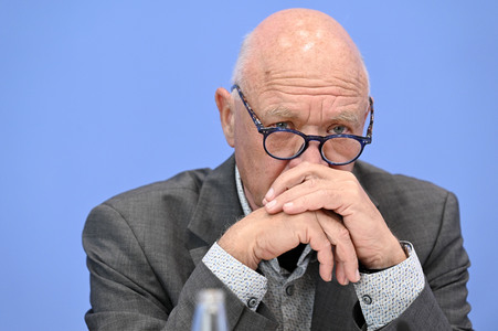 Bundespressekonferenz Proteste an Hochschulen gegen den Krieg in Gaza in Berlin