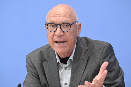 Bundespressekonferenz Proteste an Hochschulen gegen den Krieg in Gaza in Berlin