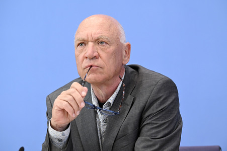 Bundespressekonferenz Proteste an Hochschulen gegen den Krieg in Gaza in Berlin