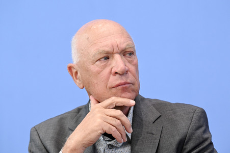 Bundespressekonferenz Proteste an Hochschulen gegen den Krieg in Gaza in Berlin