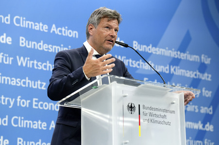 Pressekonferenz mit Robert Habeck in Berlin