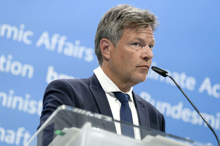 Pressekonferenz mit Robert Habeck in Berlin