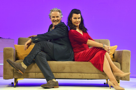 Theaterprobe 'Die Kehrseite der Medaille' in München