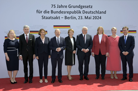 Staatsakt zu 75 Jahre Grundgesetz in Berlin