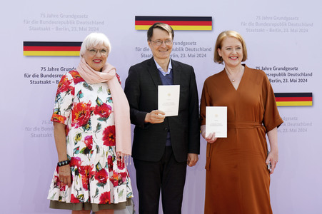 Staatsakt zu 75 Jahre Grundgesetz in Berlin