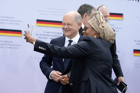 Staatsakt zu 75 Jahre Grundgesetz in Berlin