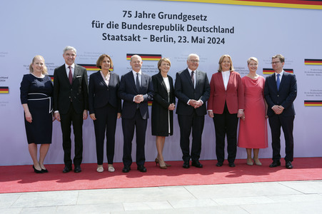 Staatsakt zu 75 Jahre Grundgesetz in Berlin