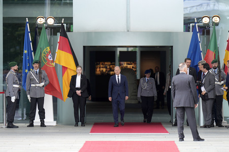 Empfang des Premierministers von Portugal in Berlin