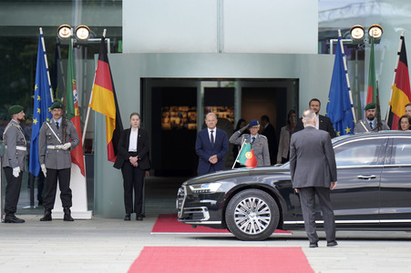 Empfang des Premierministers von Portugal in Berlin