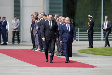 Empfang des Premierministers von Portugal in Berlin
