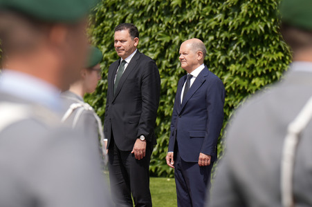 Empfang des Premierministers von Portugal in Berlin