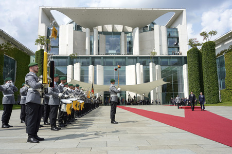 Empfang des Premierministers von Portugal in Berlin
