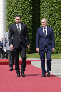 Empfang des Premierministers von Portugal in Berlin