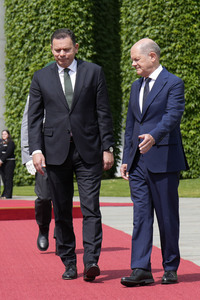 Empfang des Premierministers von Portugal in Berlin