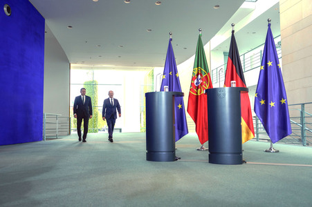 Empfang des Premierministers von Portugal in Berlin