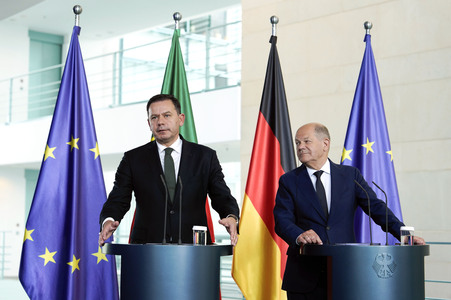 Empfang des Premierministers von Portugal in Berlin