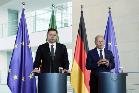 Empfang des Premierministers von Portugal in Berlin