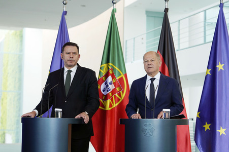 Empfang des Premierministers von Portugal in Berlin