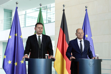 Empfang des Premierministers von Portugal in Berlin