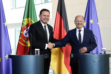 Empfang des Premierministers von Portugal in Berlin