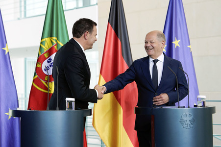 Empfang des Premierministers von Portugal in Berlin