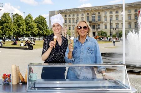 Fototermin mit Natascha Ochsenknecht in Berlin
