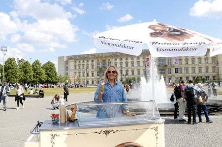 Fototermin mit Natascha Ochsenknecht in Berlin