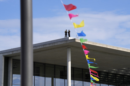 Demokratiefest zu 75 Jahren Grundgesetz in Berlin