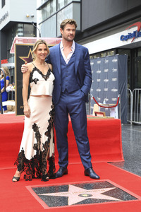 Chris Hemswoth erhält einen Stern auf dem Hollywood Walk of Fame in Los Angeles