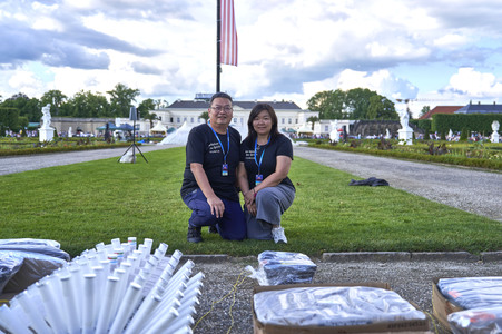 Feuerwerkswettbewerb in Hannover