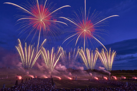 Feuerwerkswettbewerb in Hannover