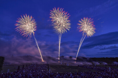 Feuerwerkswettbewerb in Hannover