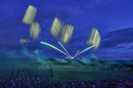 Feuerwerkswettbewerb in Hannover