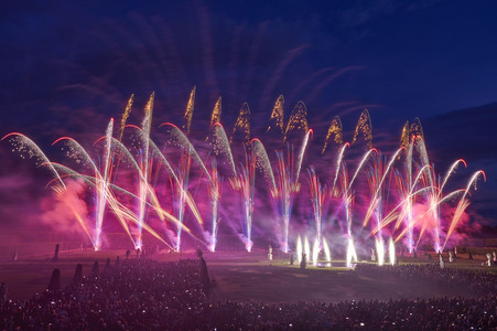 Feuerwerkswettbewerb in Hannover