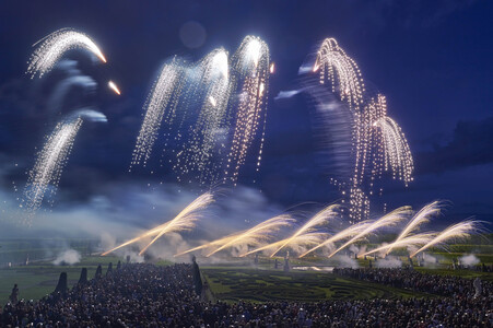 Feuerwerkswettbewerb in Hannover