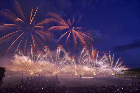 Feuerwerkswettbewerb in Hannover