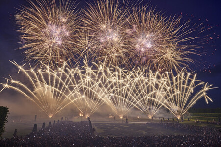 Feuerwerkswettbewerb in Hannover