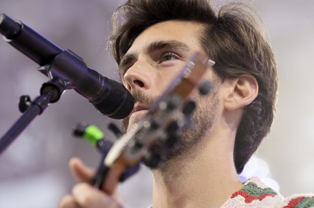 Konzert von Álvaro Soler beim Demokratiefest zu 75 Jahren Grundgesetz in Berlin