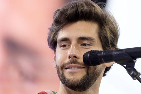 Konzert von Álvaro Soler beim Demokratiefest zu 75 Jahren Grundgesetz in Berlin